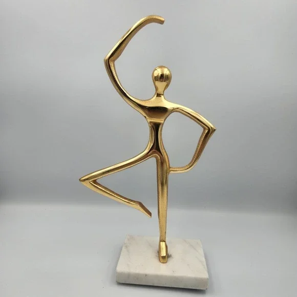 Brass Golden Iron Dancing Sculpture. - Picture 1 of 5